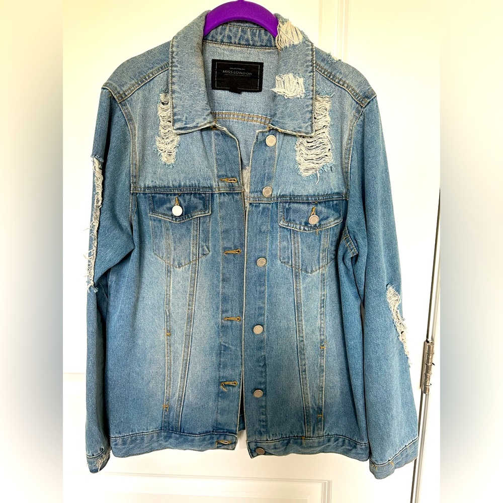 Distressed Denim Jacket